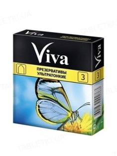 Презервативы VIVA ультратонкие №3 - 1