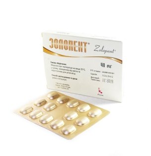 Золопент таблетки вкриті оболонкою 40 мг №14 - 2