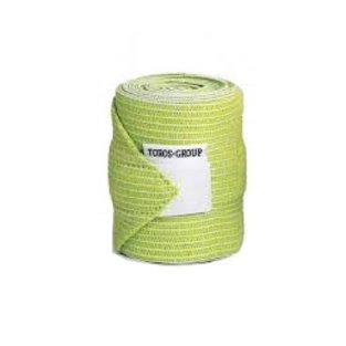 Бинт эластичный текстильная застежка желто-зеленый 8смх1.5м - 1