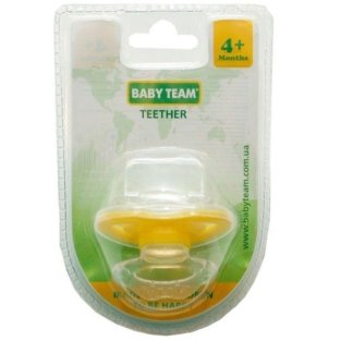 Baby Team Прорезыватель для зубов силиконовый 4002 - 1