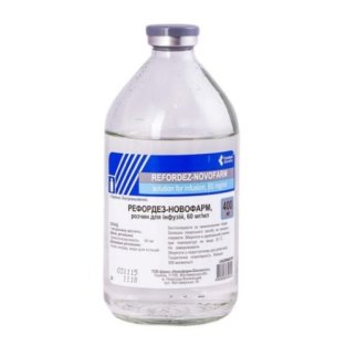 Рефордез-Новофарм раствор для инфузий 6% бутылка 400мл - 1
