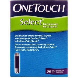 Тест-полоски One Touch Select №50 - 1