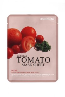 BARONESS тканинна Маска для обличчя екстракт томатів 21г - 1