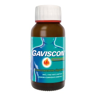 Гавискон (Gaviscon) мятная суспензия 150 мл - 1