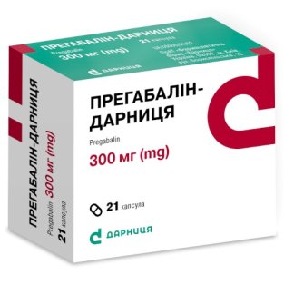Прегабалін-Дарниця капсули 300 мг №21 - 1