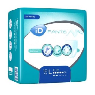 Подгузники трусики для взрослых ID Pants Plus L №10 - 1