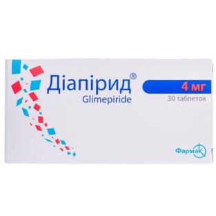 Діапірид таблетки 4 мг №30 - 1