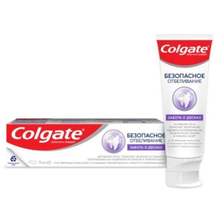 Зубная паста Colgate Безопасное отбеливание 75 мл - 1
