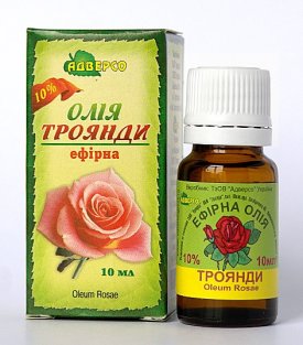 Олія троянди 10% ефірна 10мл - 1