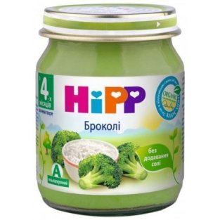 HIPP Пюре овощное Брокколи 125г - 1