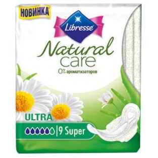 Прокладки Libresse Natural Care Ultra Super №9 - 2