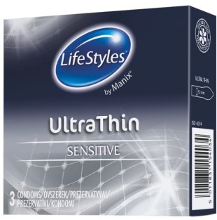 Презервативи латексні Lifestyles by Manix Ultrathin №3 - 1