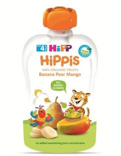 HIPP HIPPIS Пюре морква, манго, банан 100г - 1
