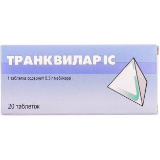 Транквілар IC таблетки 0.3 г №20 - 1