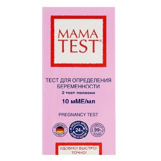 Тест-смужка для визначення вагітності MAMATEST №1 - 1