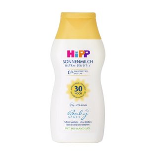HIPP Babysanft Молочко солнцезащитное SPF30 200мл - 1