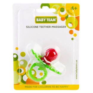 Baby Team Прорізувач масажер силіконовий 4007 - 1