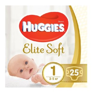 Підгузки Huggies Elite Soft-1 №25 - 1