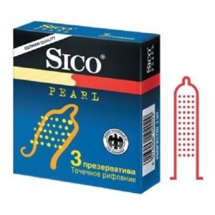 Презервативы Sico Pearl точечные №3 - 1