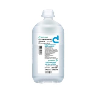 Натрію хлорид-Дарниця р-р інф.0.9% фл.400мл - 1