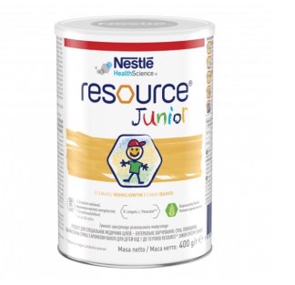 Nestle Resource junior смесь сухая ваниль 1- 10 лет 400г - 1