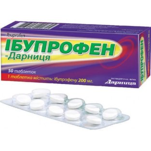 Ібупрофен-Дарниця таблетки 0,2 №50 - 1