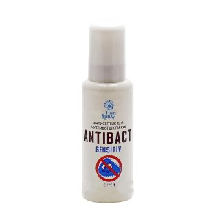 Антисептик Antibact sensitiv для чутливої шкіри рук спрей 45мл PL/Флорі Спрей/ - 1