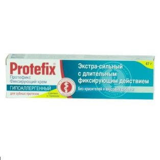 Протефикс крем фиксирующий гипоаллергенный 40мл - 1