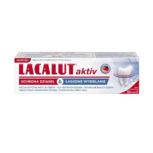 Зубна паста Лакалут актив Захист ясен та дбайливе відбілювання 75 мл - 1