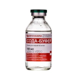 Сода-буфер раствор для инфузий 42мг/мл бутылка 100мл - 1