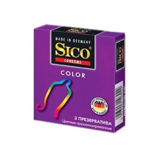 Презервативы Sico Color цветные ароматизированные №3 - 1