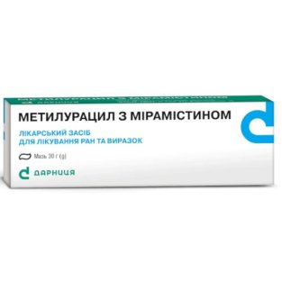 Метилурацил с мирамистином мазь 30г - 1