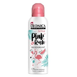Дезодорант Deonica for teens Pink Rush для дівчаток від 8 років спрей 125мл - 1