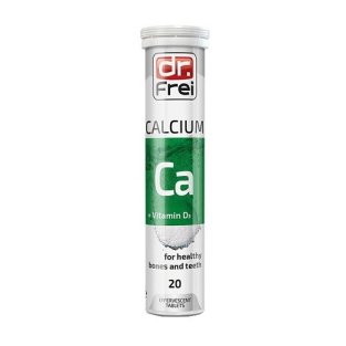 Витамины Dr.Frei Calcium + D3 таблетки шипучие №20 - 1