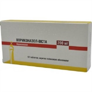 Вориконазол-Віста (Voriconazole) таблетки 200 мг №10 - 1