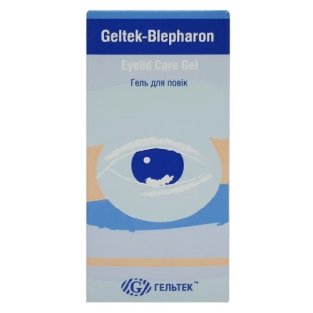 Гель для век Geltek-Blepharon (Гельтек-Блефарон) от демодекоза 15г - 1