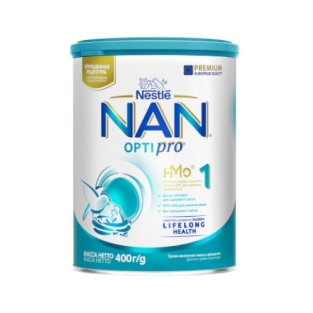 Nestle NAN 1 Optipro сухая молочная смесь с рождения 400г - 1