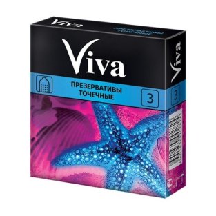 Презервативи VIVA з пухирцями №3 - 1