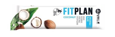 Батончик FІTPLAN мюсли с кокосом глазированный кондитерской глазурью 25г - 1