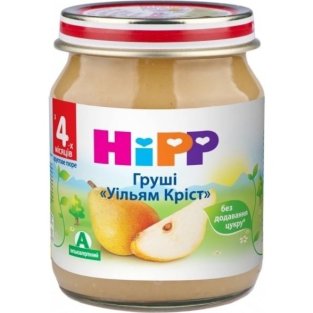 HIPP Пюре фруктовое Груши Уильям Крист 125г - 1
