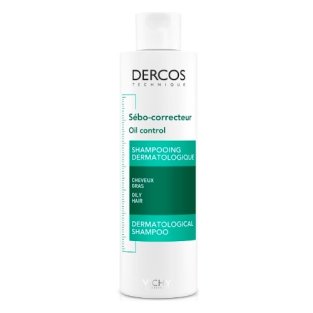Виши Деркос (Vichy Dercos) шампунь себо-регулирующий для жирных волос 200мл - 1