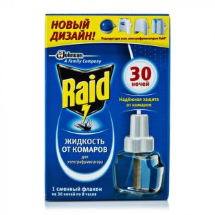Жидкость Raid для фумигатора против комаров (30 ночей) - 1