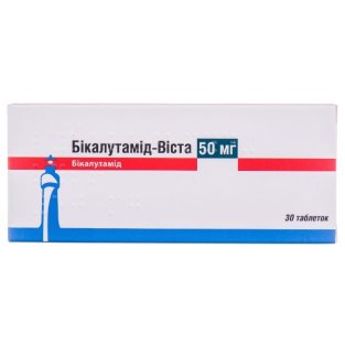 Бикалутамид-Виста таблетки покрытые пленочной оболочкой 50 мг №30 - 1