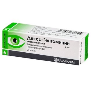 Декса-гентаміцин очні краплі флакон 5 мл - 1