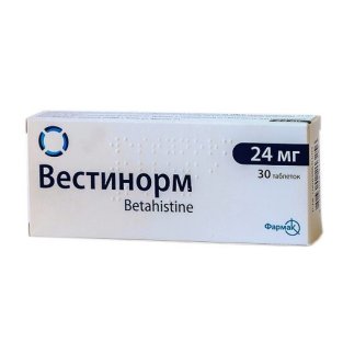 Вестінорм таблетки 24 мг №30 - 1