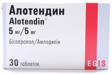 Алотендин таблетки 5 мг/5 мг №30 - 1