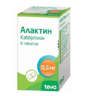 Алактин таблетки 0,5 мг №8 - 1