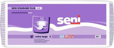 Подгузники для взрослых Seni Standard Plus Air Extra large №30 - 1