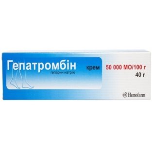 Гепатромбин-50000 крем 40 г - 1