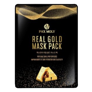 Pax Moly Маска тканевая для лица Real Gold коллоидное золото 25мл - 1